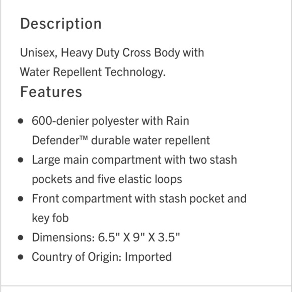 Carhartt Men's Green Crossbody Bag - Picture 4 of 4